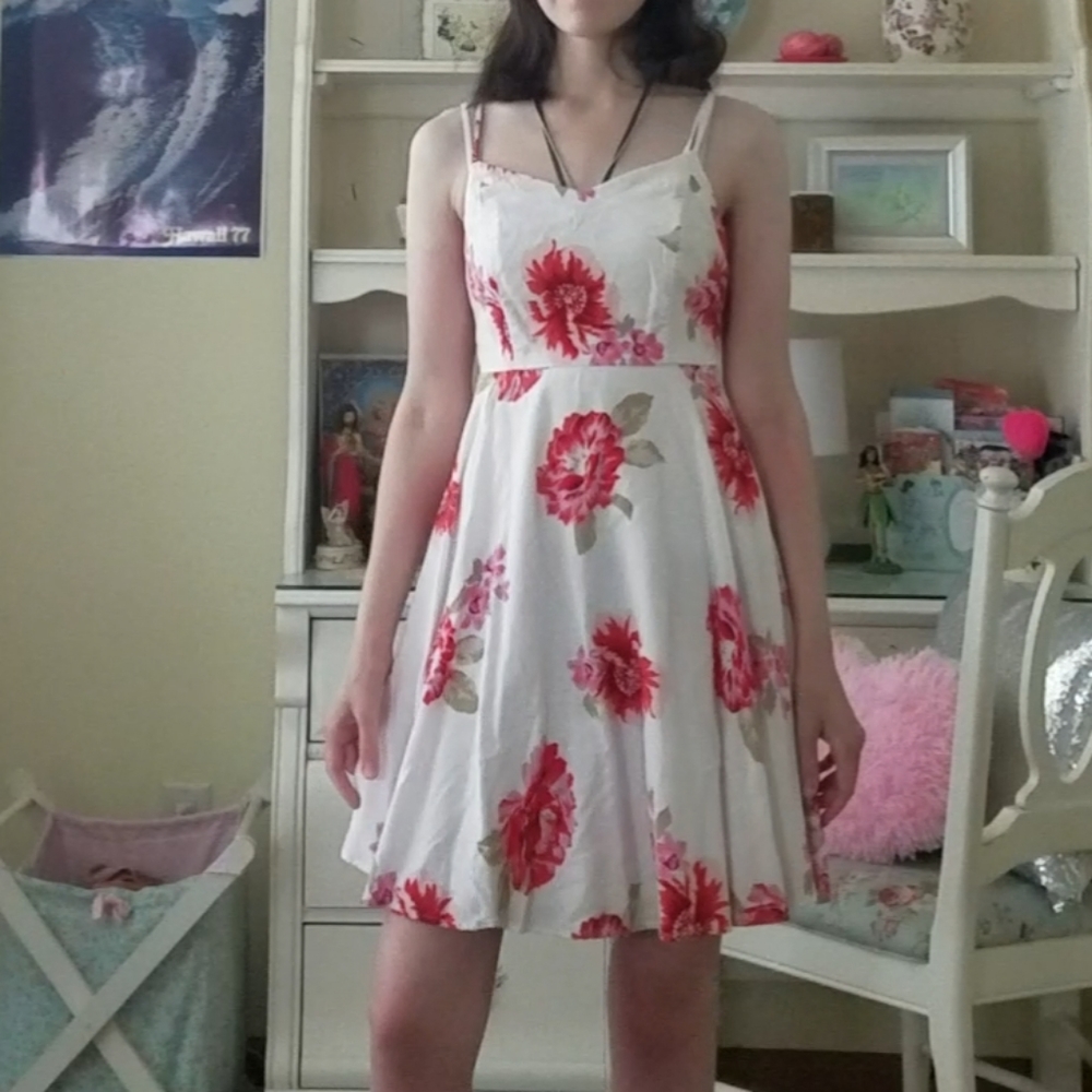 Old Navy Floral Fit and Flare Summer Dress